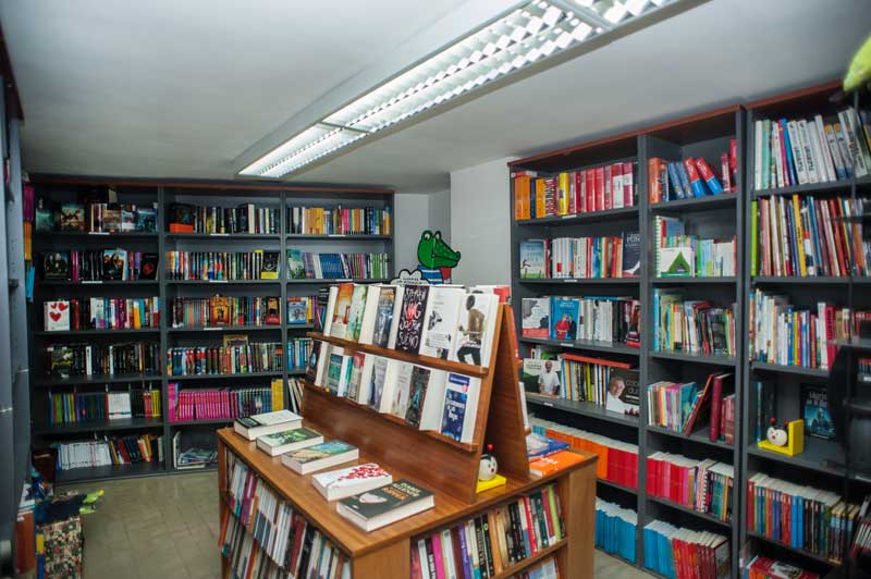 Fondo de libros de Dina4
