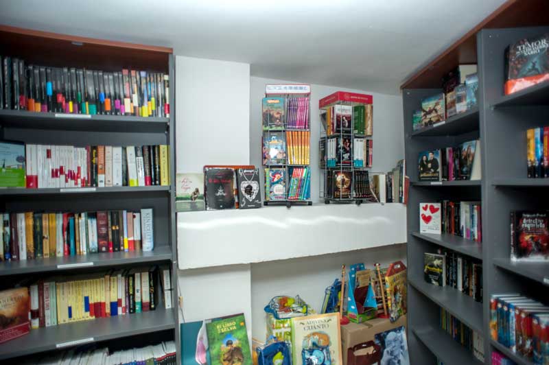 Fondo de libros de Dina4
