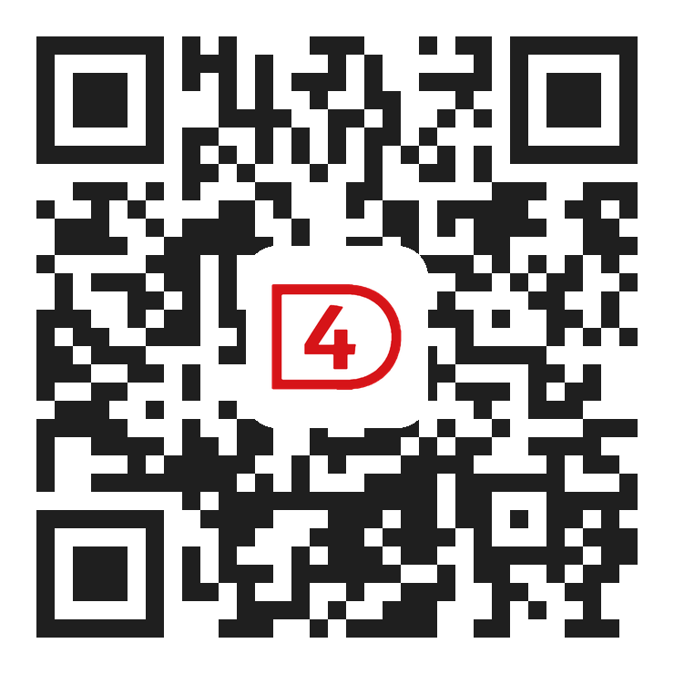 Código QR para escribir a Dina4 por WhatsApp